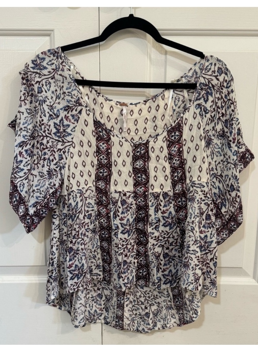 Free People Patterned Shirt size XS
